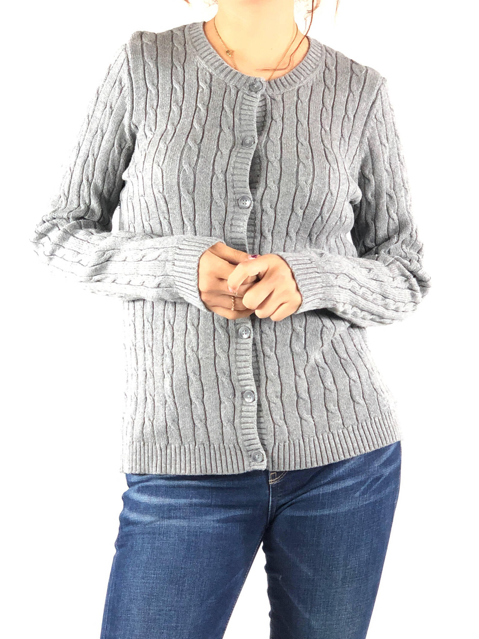Suéteres Para Mujer Eddie Bauer Cardigan De Algodón Liso